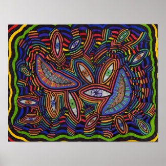 Koloedige chaos poster