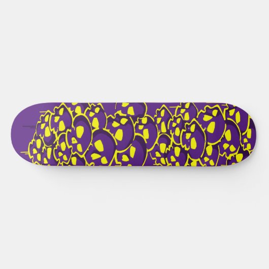 Kolom van schedels Graffiti Skateboard (Horizontaal)