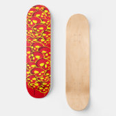 Kolom van schedels Graffiti Skateboard (Voorkant)