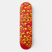 Kolom van schedels Graffiti Skateboard (Voorkant)