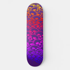 Kolom van schedels Graffiti Skateboard