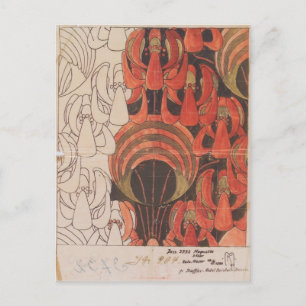 Koloman Moser- Backhausen Interior Texiles Briefkaart