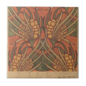 Koloman Moser - Fabric-ontwerp voor Backhausen Tegeltje (Voorkant)
