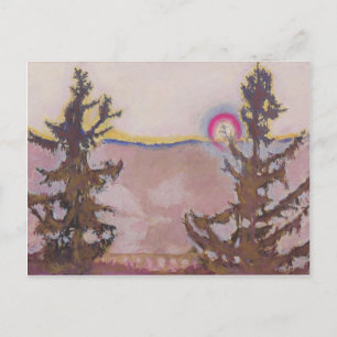 Koloman Moser - Landschap in Semmering Briefkaart