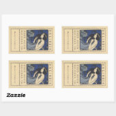 Koloman Moser Princesse et Étiquettes de livre de  (Feuille)