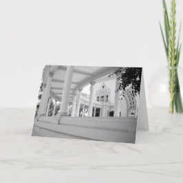 Kolommen Architectuur Zwart en Witte Foto Kaart