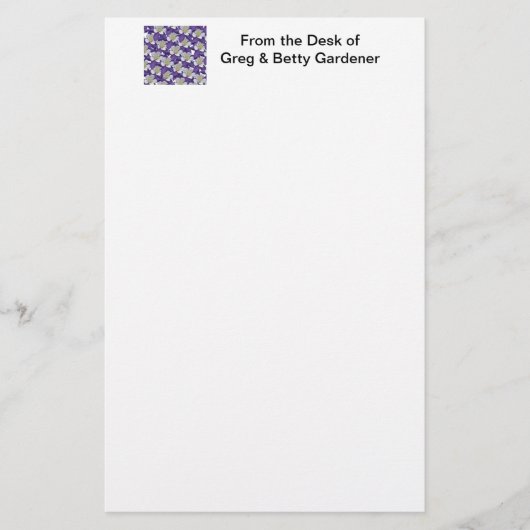 Kolomventilatorpatroon Briefpapier (Voorkant)