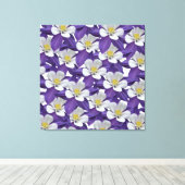 Kolomventilatorpatroon Canvas Afdruk (Insitu (Houten vloer))