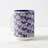 Kolomventilatorpatroon Tweekleurige Koffiemok (Voorkant links)