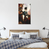 Kolonel Banastre Tarleton 1782 Canvas Afdruk (Insitu (Slaapkamer))