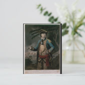 Kolonel Benedict Arnold, pub. Londen, 1776 Briefkaart (Staand voorkant)