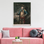 Kolonel Benedict Arnold, pub. Londen, 1776 Canvas Afdruk (Insitu (Woonkamer))