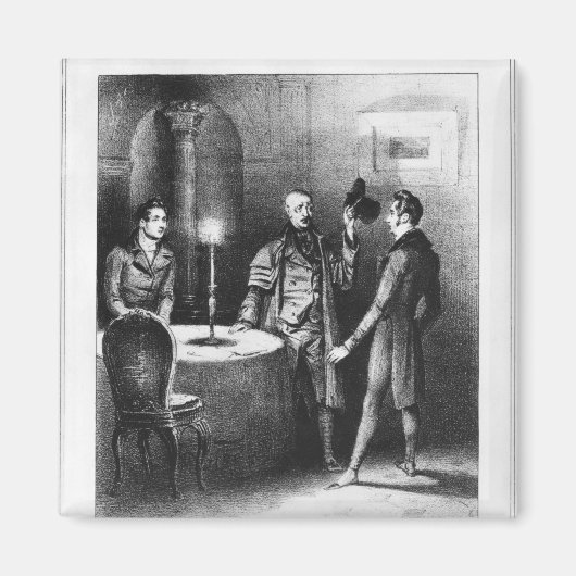 Kolonel Chabert, illustratie 'Le Colonel Magneet (Voorkant)