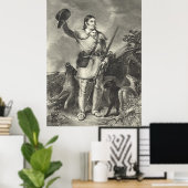 Kolonel Davy Crockett 1839 Poster (Thuiskantoor)
