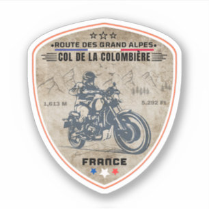 Kolonel de la colombiere, franse alpen sticker
