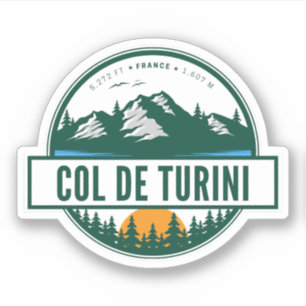 Kolonel de turini, Alpes Maritimes Sticker