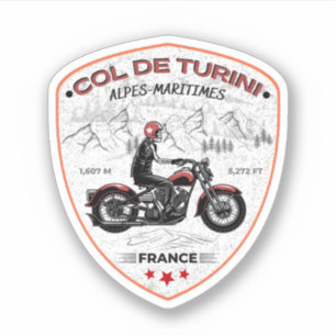 Kolonel de turini, Alpes Maritimes Sticker