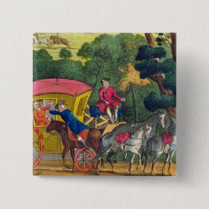 Kolonel Jack die Mary Smith beroert in Maidenhead Vierkante Button 5,1 Cm