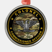 kolonel metalen ornament (Voorkant)