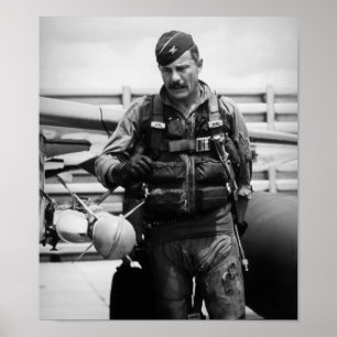 Kolonel Robin Olds Poster