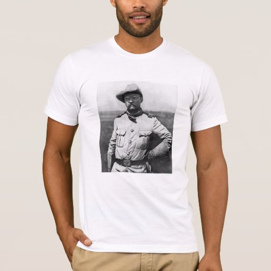 Kolonel Theodore Roosevelt T-shirt (Voorkant)