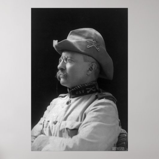 Kolonel Theodore Roosevelt van 1898 Poster (Voorkant)