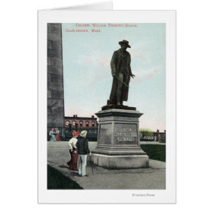 Kolonel William Prescott Statue Scene
