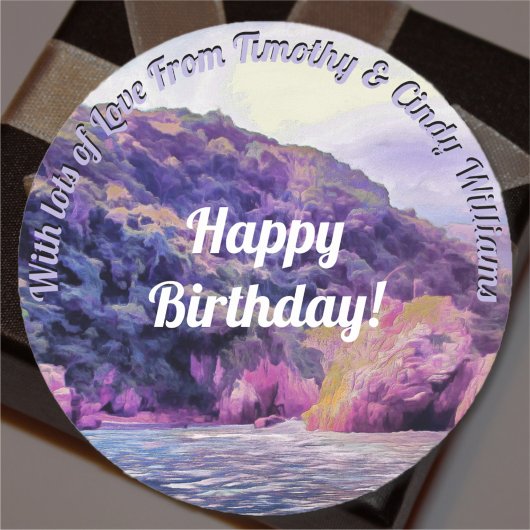 Kolonel Yelapa Birthday 1620 Ronde Sticker