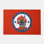 koloniaal rood deurmat (Voorkant)