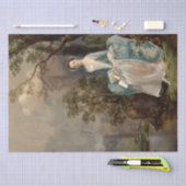  koloniale 19e-eeuwse Antiek decoupage Tissuepapier (Craft)