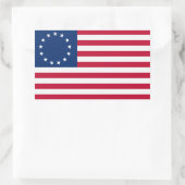 Koloniale Amerikaanse vlag Stickers (Tas)