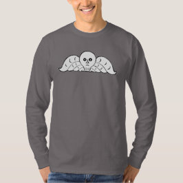 Koloniale Boston Gravestone Skull Angel T-shirt