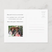 Koloniale illustratie van deur Bewegend Briefkaart (Achterkant)