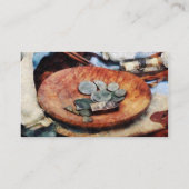 koloniale munten - Platina Visitekaartje (Achterkant)