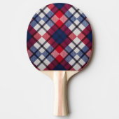 koloniale plaid tafeltennisbatje (Voorkant)