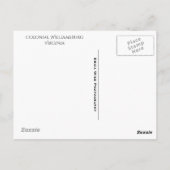 Koloniale stoep briefkaart (Achterkant)