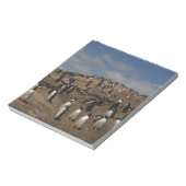 Kolonie Gentoo Penguin (Pygoscelis papua) in het w Notitieblok (Gedraaid)