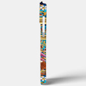 KOLOPENDE VOGELS EN ZWEEKDIEREN BLAUW-MONOGRAM Case-Mate iPhone CASE (Achterkant / Links)