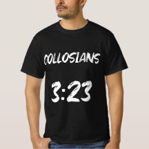 Kolosenzen 3:23 Christelijke Bijbelvers Typography