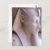 Kolossaal beeld van Ramesses II op Memphis, Egypte Briefkaart (Voorkant / Achterkant)