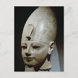 Kolossaal hoofd van Amenhotep III, van al-Qurnah Briefkaart