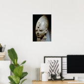 Kolossaal hoofd van Amenhotep III van al-Qurnah Poster (Thuiskantoor)