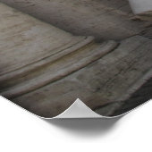 Kolossaal standbeeld Constantine, Rome, 315-220 Poster (Hoek)