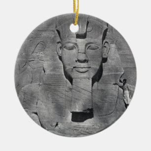 Kolossaal standbeeld van Ramesses II in Abu Simbel Keramisch Ornament