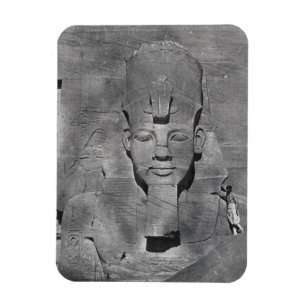 Kolossaal standbeeld van Ramesses II in Abu Simbel Magneet