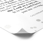 Kolossenzen 3:23-24 Werk er met heel uw hart aan Poster (Hoek)
