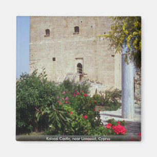 Kolossi Castle, bij Limassol, Cyprus Magneet