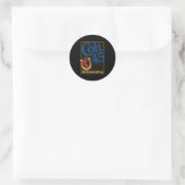 Kolt 45 werkt elke keer ronde sticker (Tas)