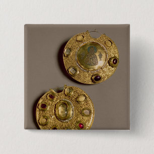 Kolt Medallion', Ryazan Vierkante Button 5,1 Cm