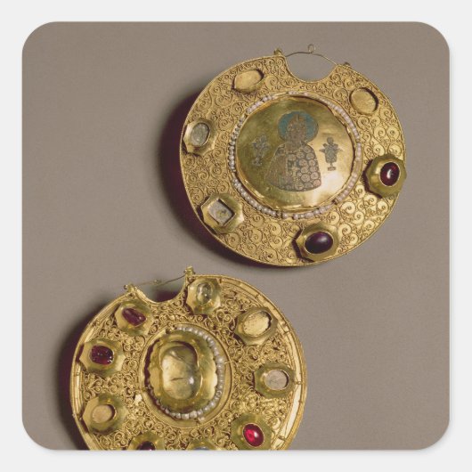 Kolt Medallion', Ryazan Vierkante Sticker (Voorkant)